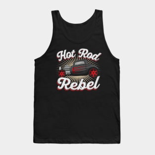 Hot Rod Rebel retro Car Tank Top